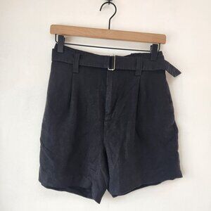 Calvin Klein Black Flowy Shorts Paperback Waist Beachy Lagenlook Women's 6